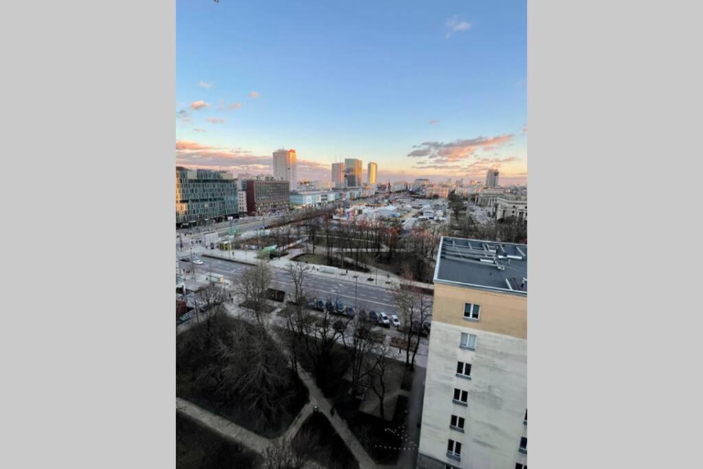 Super Apartament Brown 2X Metro Nowy Wifi Netflix Spotify Panorama Miasta Warsawa Bagian luar foto