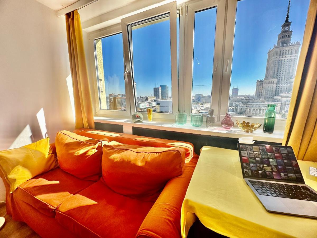 Super Apartament Brown 2X Metro Nowy Wifi Netflix Spotify Panorama Miasta Warsawa Bagian luar foto