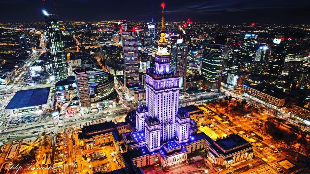 Super Apartament Brown 2X Metro Nowy Wifi Netflix Spotify Panorama Miasta Warsawa Bagian luar foto