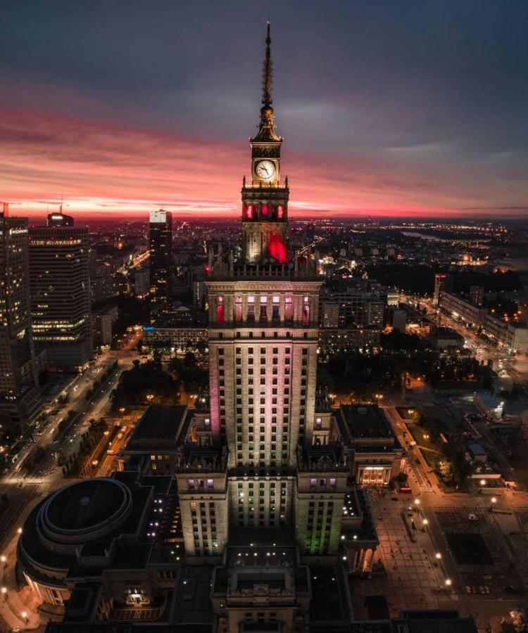 Super Apartament Brown 2X Metro Nowy Wifi Netflix Spotify Panorama Miasta Warsawa Bagian luar foto